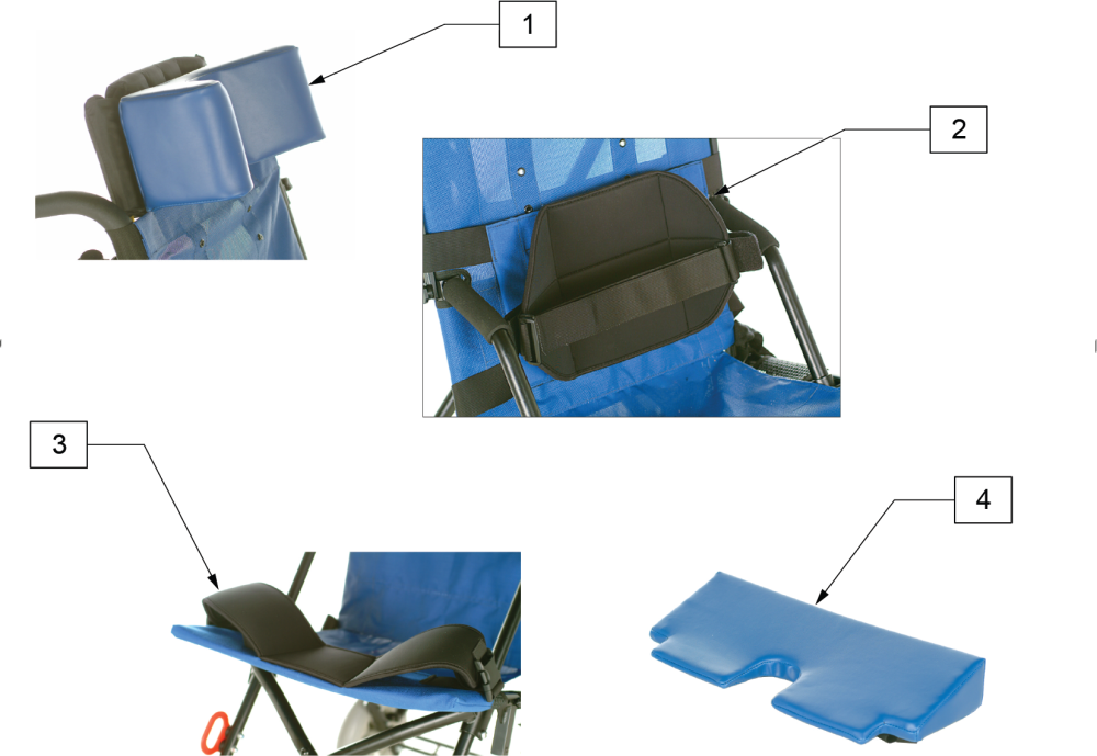 Support parts diagram