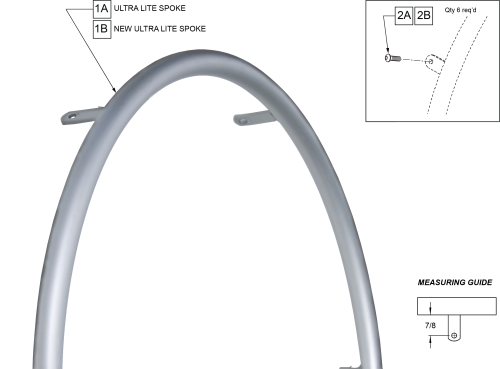 Ultra Lite Anodized (tab Mount) parts diagram
