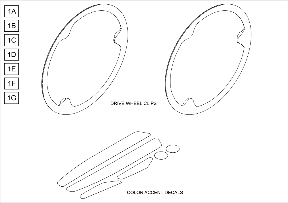 Base Color Accents parts diagram