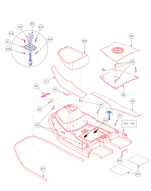 Celebrity X Le Front Shroud Assy, 3 Wheel Units parts diagram