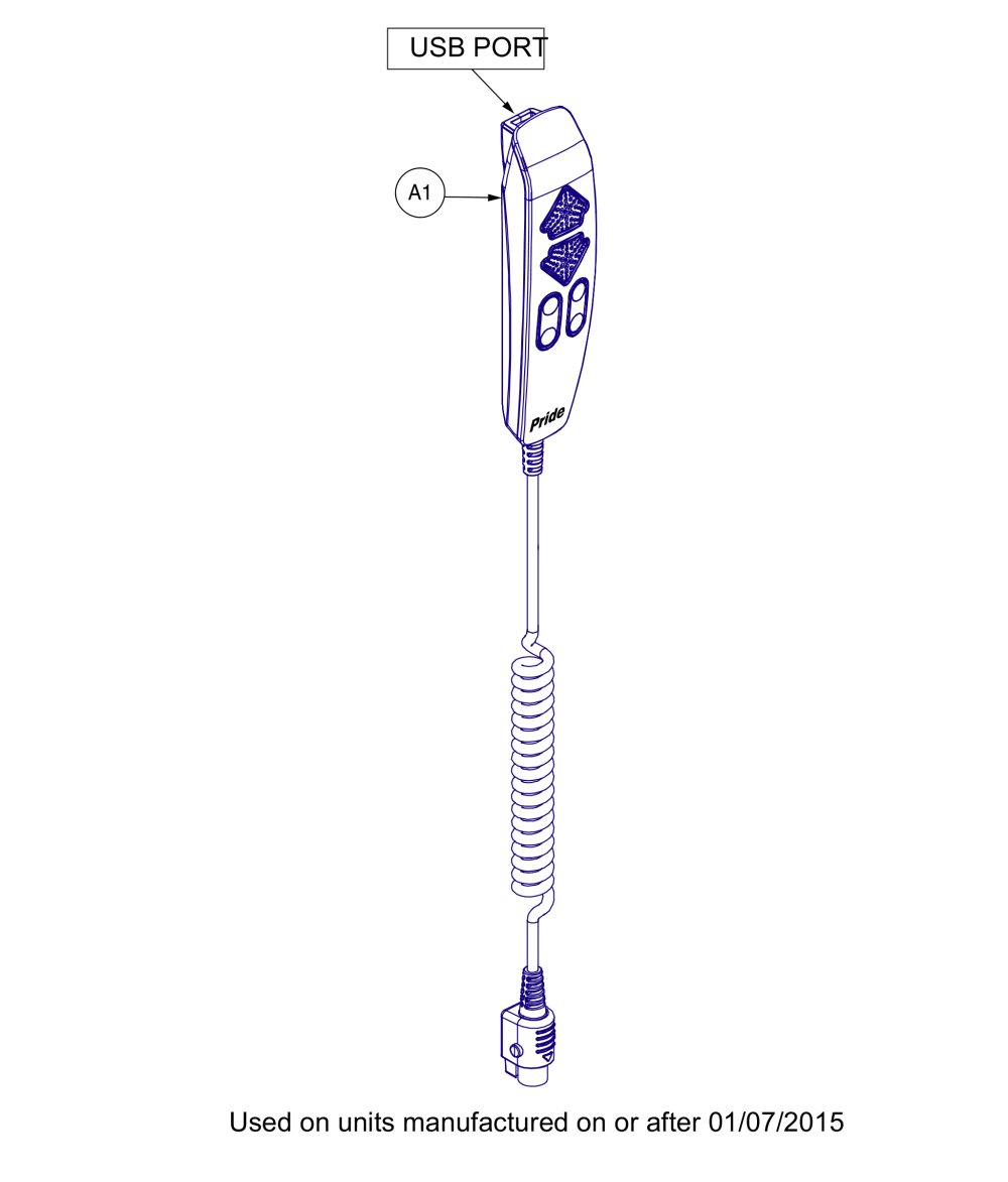 Usb Hand Control, Infinite Position, Ctl150060 parts diagram