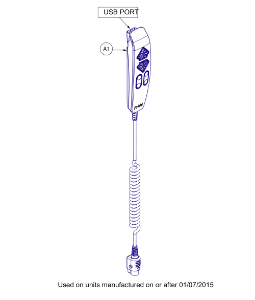 Usb Hand Control, Infinite Position, Ctl150060 parts diagram