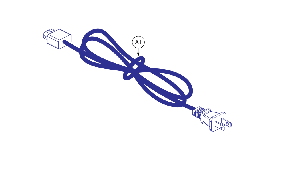 Electronic, Harness, A/c Power Cord, External Universal Transformer parts diagram