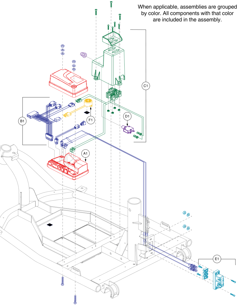 3 Wheel R-series Controller Assy, Victory 9.2 parts diagram