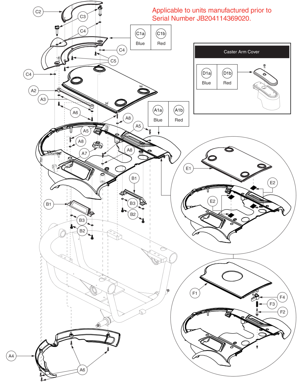 Shroud Assy's, Prior To S/n Jb204114369020, J6 parts diagram
