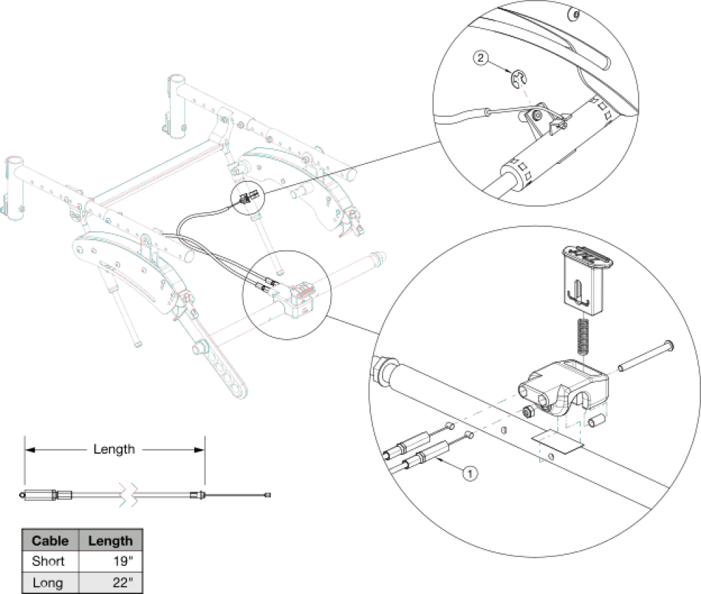 Flip Foot Tilt - Growth parts diagram