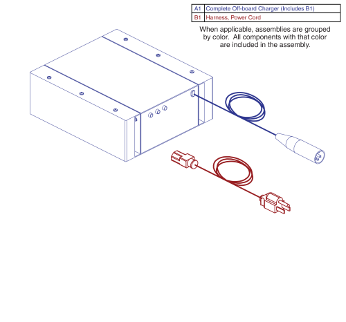 Off-board Charger 8a, 36v, Pursuit Sport Us parts diagram