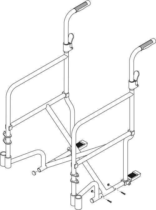 Frame (steel/aluminum Transport) parts diagram