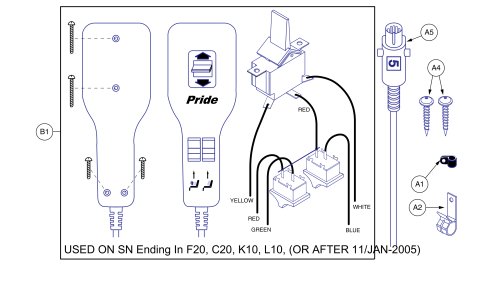 Heat/massage — Used On Or After 11-jan-2005 parts diagram