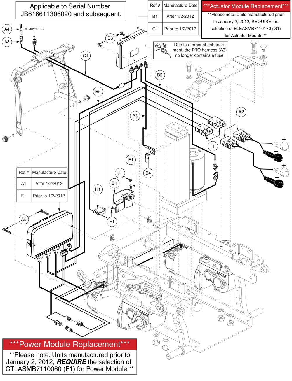 Q-logic Electronics Assy, Accu-trac, Power Seat Thru Joystick, Q6 Edge parts diagram