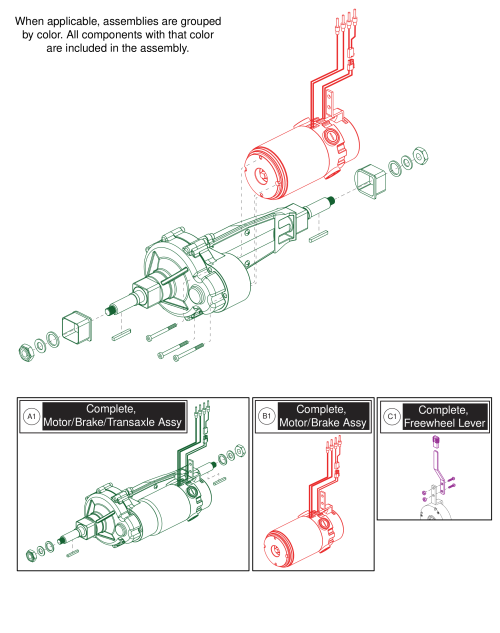 Feishen T2, Transaxle Assy, W/ Yongxu Brake, Va Victory parts diagram