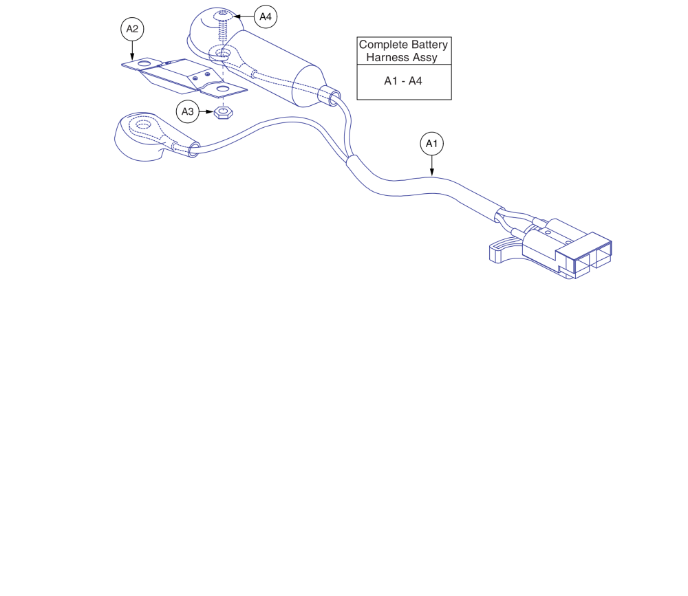 Hurricane Pmv5001 Battery Cable parts diagram