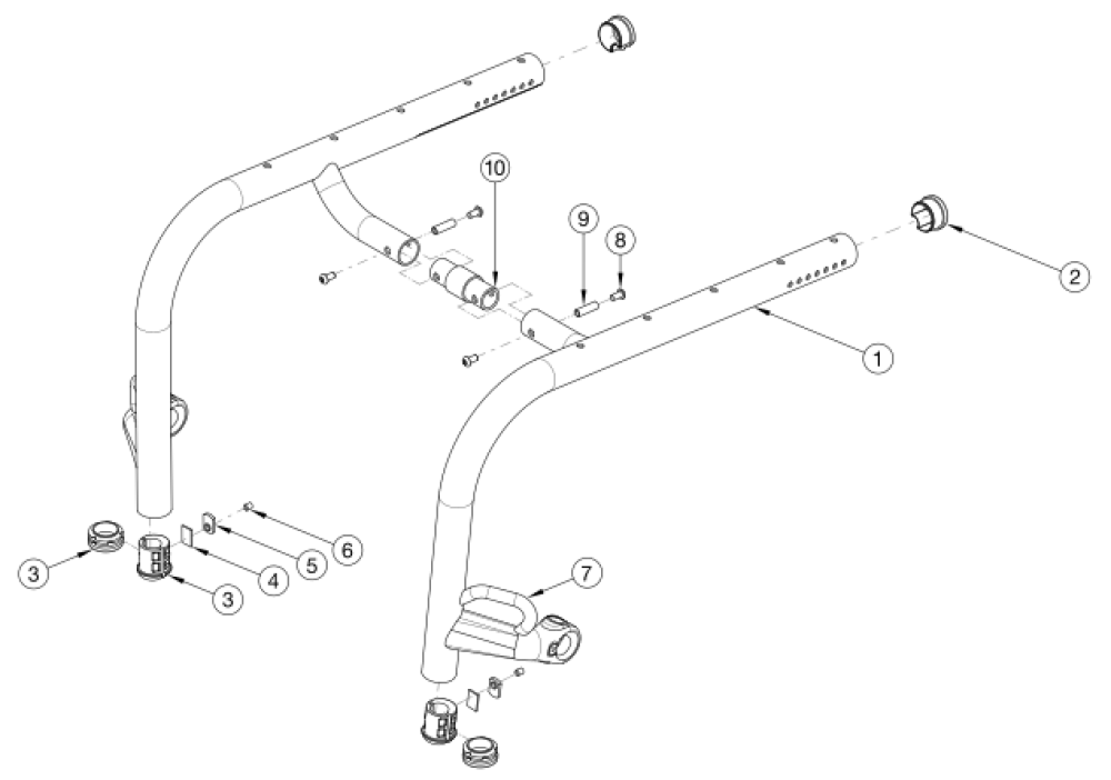 Rogue Xp Rigid Frame parts diagram