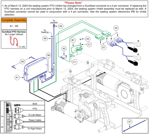 Ne Electronics, Tilt Thru Toggle / Manual Recline, Q6 Edge 2.0 parts diagram