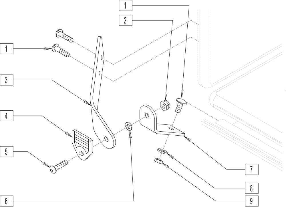 Hinge Mechanism parts diagram