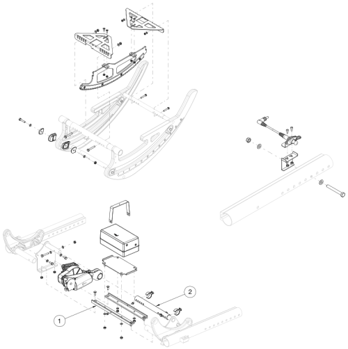 Focus Cr Power Tilt - Growth parts diagram