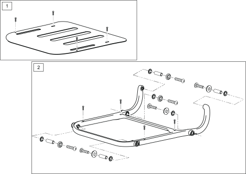 Seat Frame parts diagram