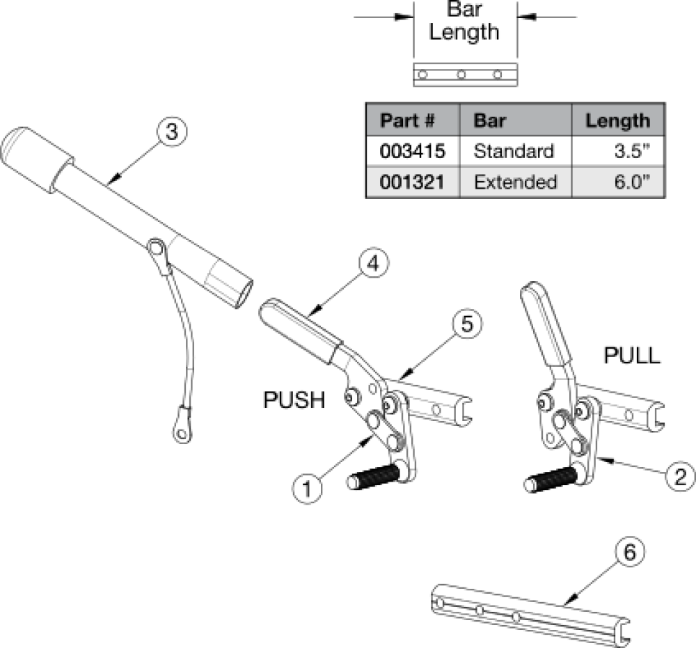 (discontinued) Catalyst Push And Pull To Lock Wheel Locks parts diagram
