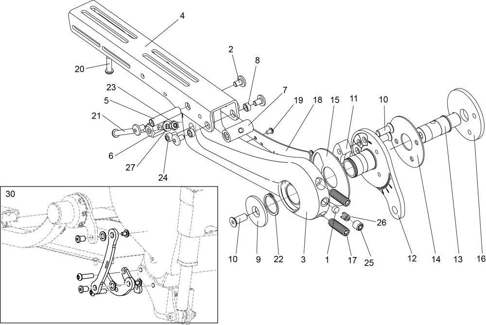 Flexi Arm Assy V2 parts diagram