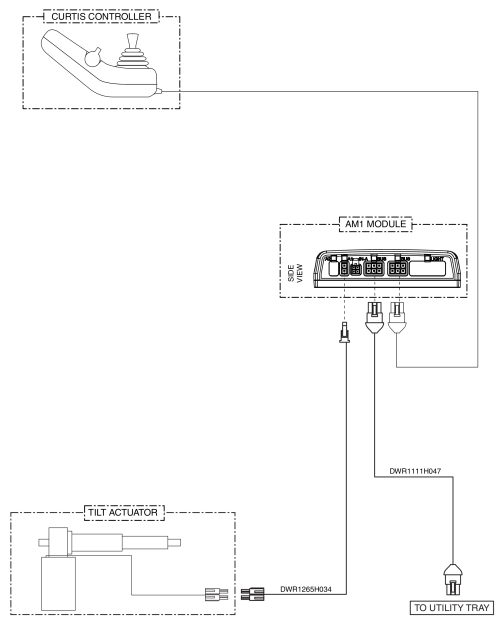 Ne+, Tilt Thru Joystick, Electrical System Diagram parts diagram