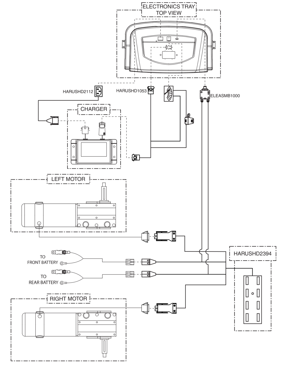 Electrical System Diagram, Vsi, Jazzy Select 14 parts diagram
