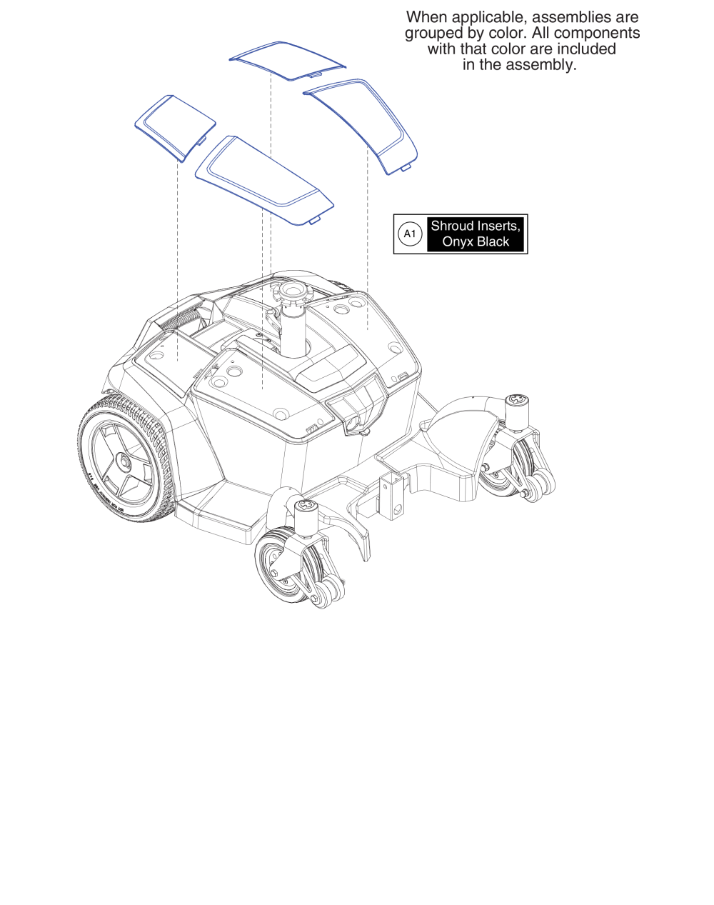 Shroud Inserts parts diagram