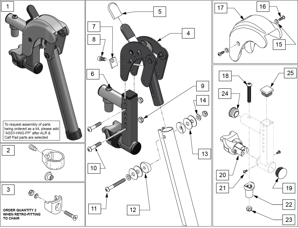 Quickie Qx/Qxi Replacement Parts by Quickie