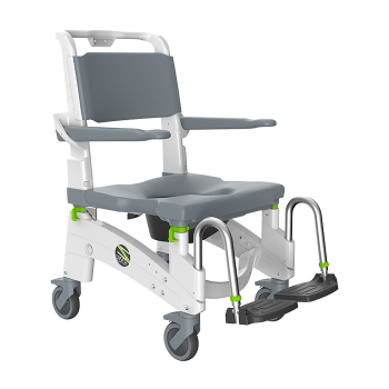 Raz Design Jaz-AP Attendant Propel Shower Commode Wheelchair