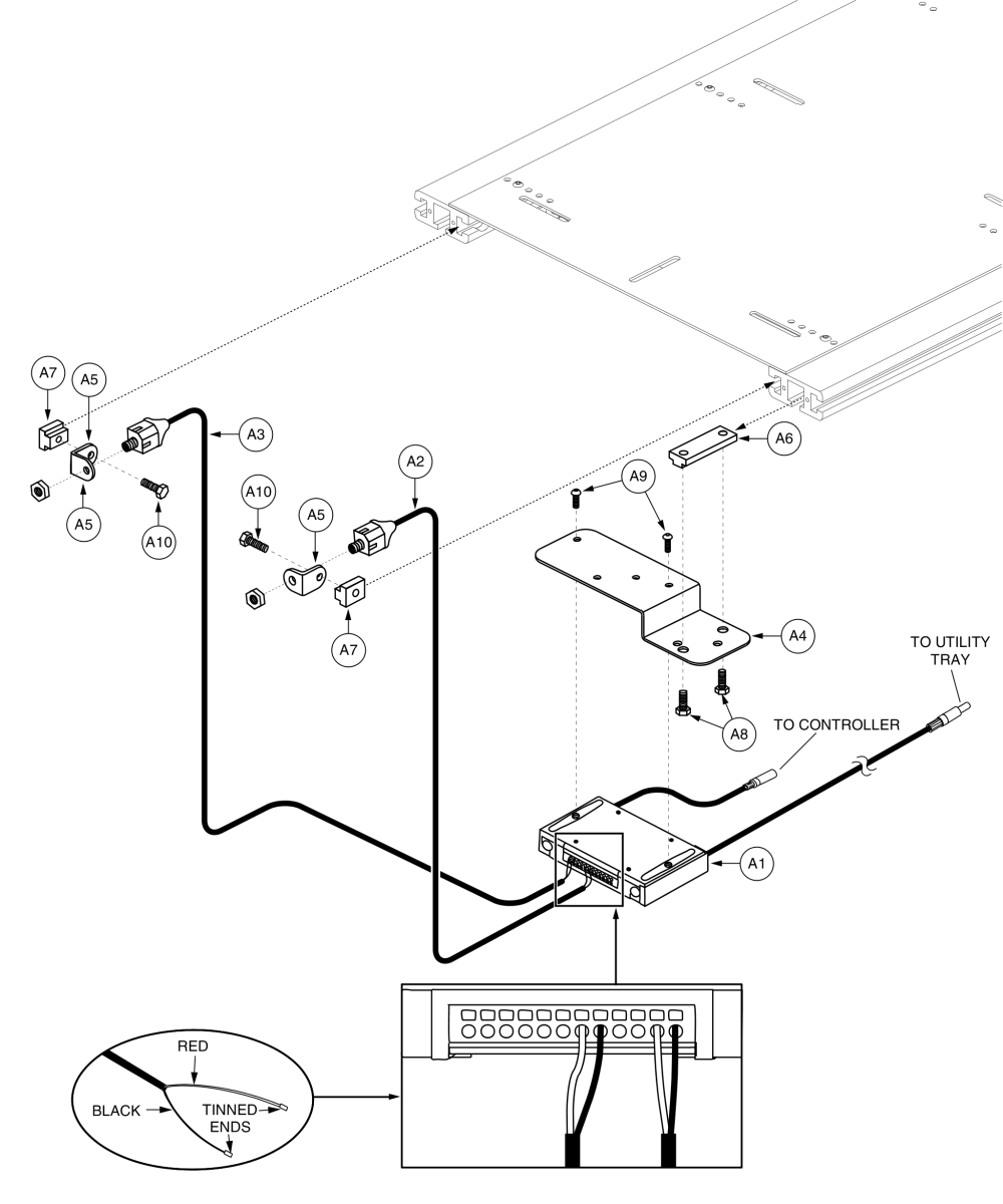 Remote Plus, Power Legs Thru Alm parts diagram