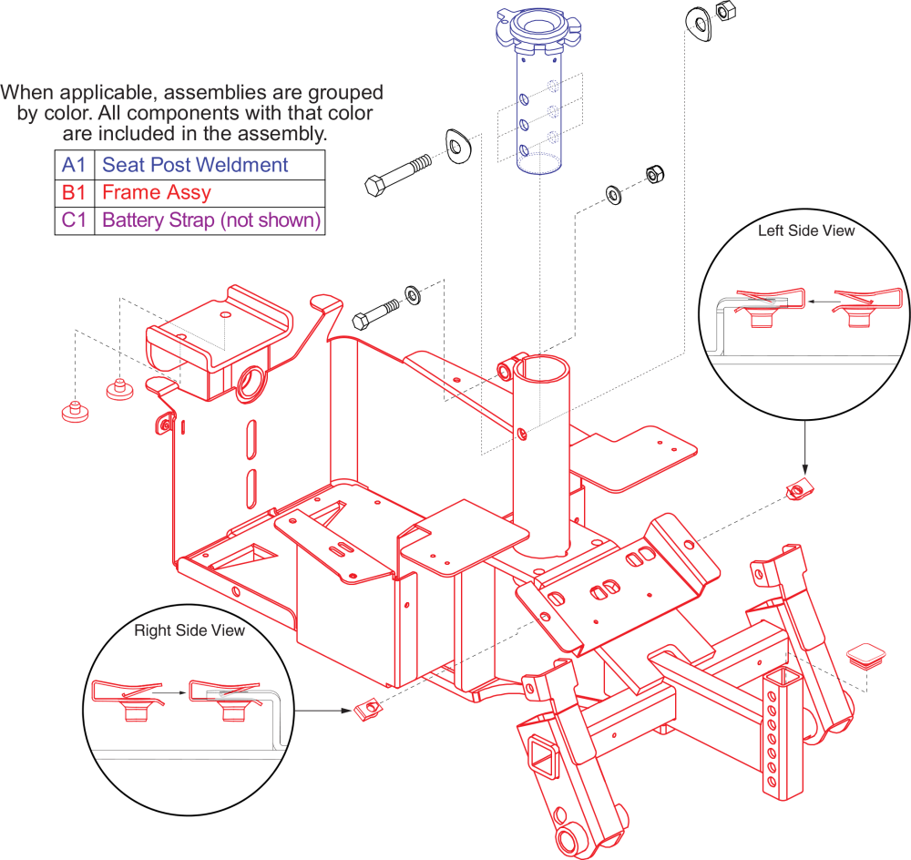 Standard, Rental Ready parts diagram