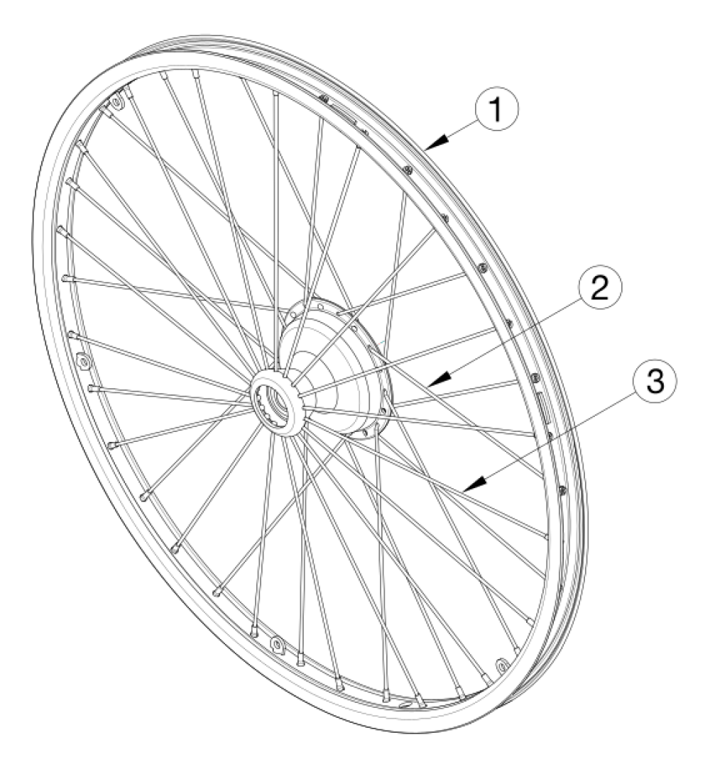 Maxx Spoke For Drum Brake parts diagram