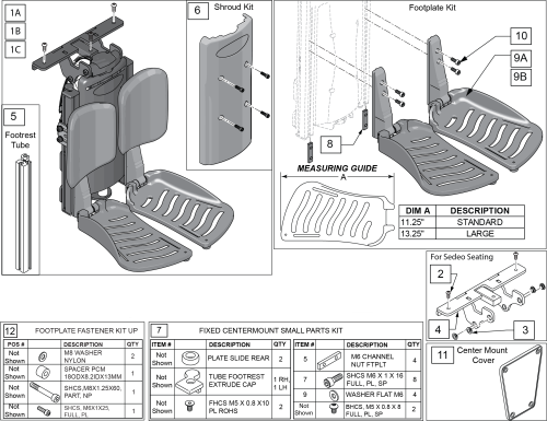 Power Center Mount Elr Ergo Parts & Kits parts diagram