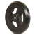 5" x 1" Poly Wheelchair Caster Wheel, Complete