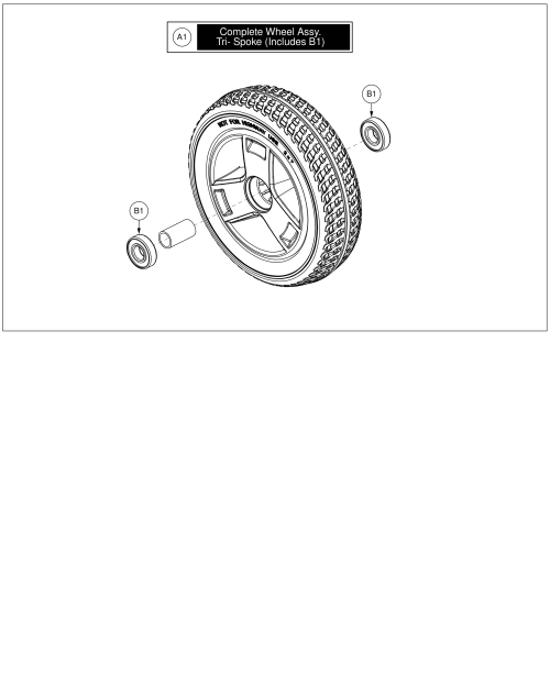 Front Wheel, 4-wheel parts diagram