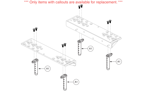 Fixed Seat Towers, Tb2 Super Low Tilt parts diagram