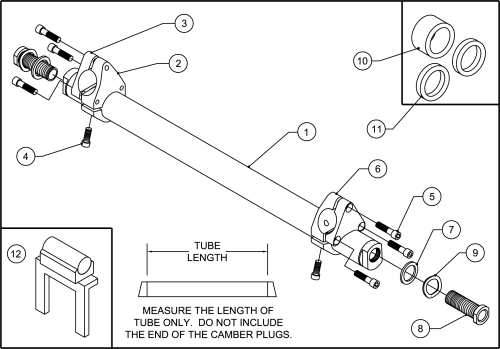 Axle Assy parts diagram