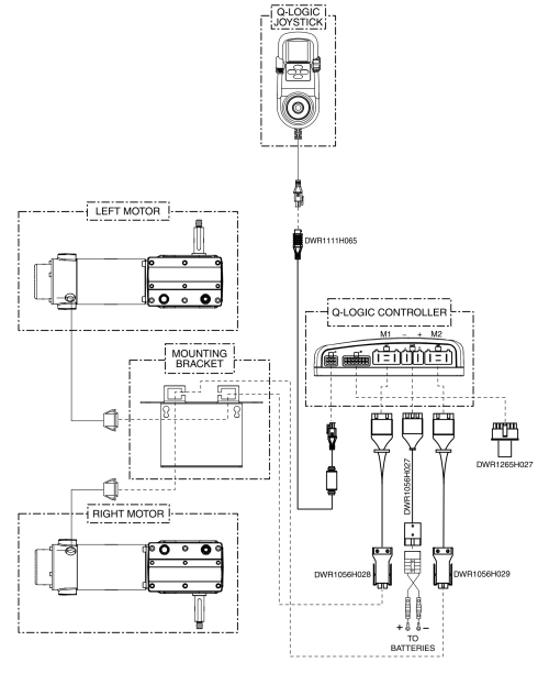 J6 Q-logic Electrical System Diagram - No Power Positioning parts diagram