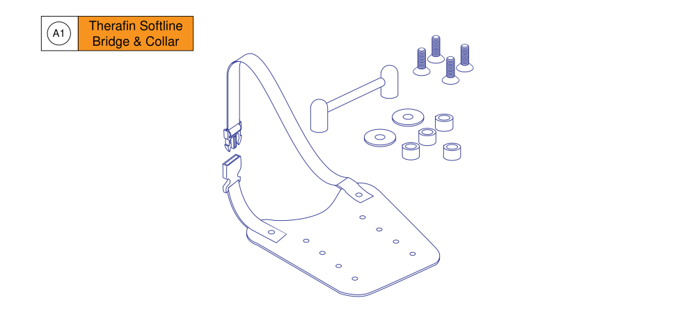 Therafin Bib Mount parts diagram