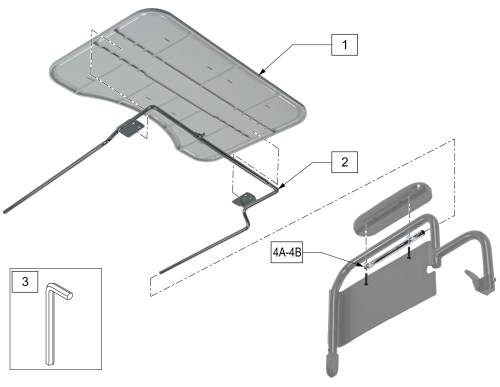 Breezy Ultra 4 Tray parts diagram