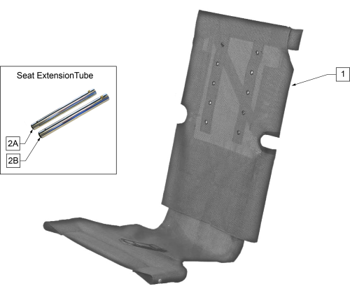 Seat & Back W/ Hdwr parts diagram