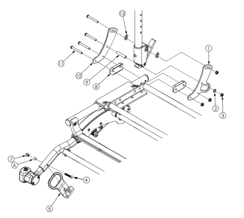 Flip For Leckey Transit parts diagram