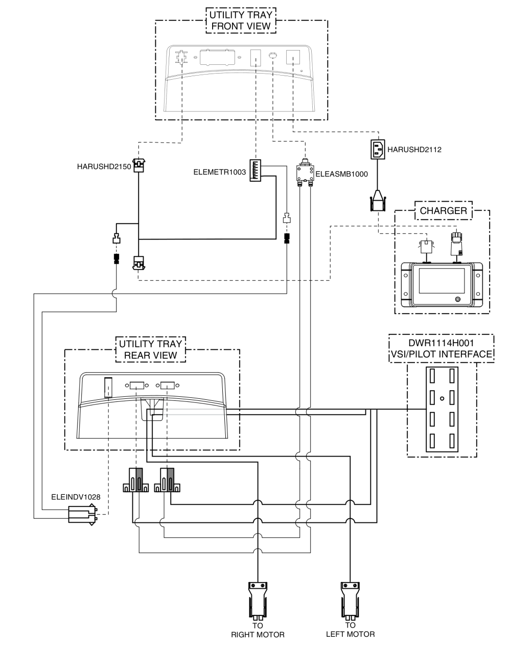 Pilot/vsi, Electrical System Diagram, Jazzy 1113 Ats parts diagram