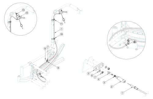 Cr45 Dual Hand Tilt With Adjustable Height Backrest parts diagram