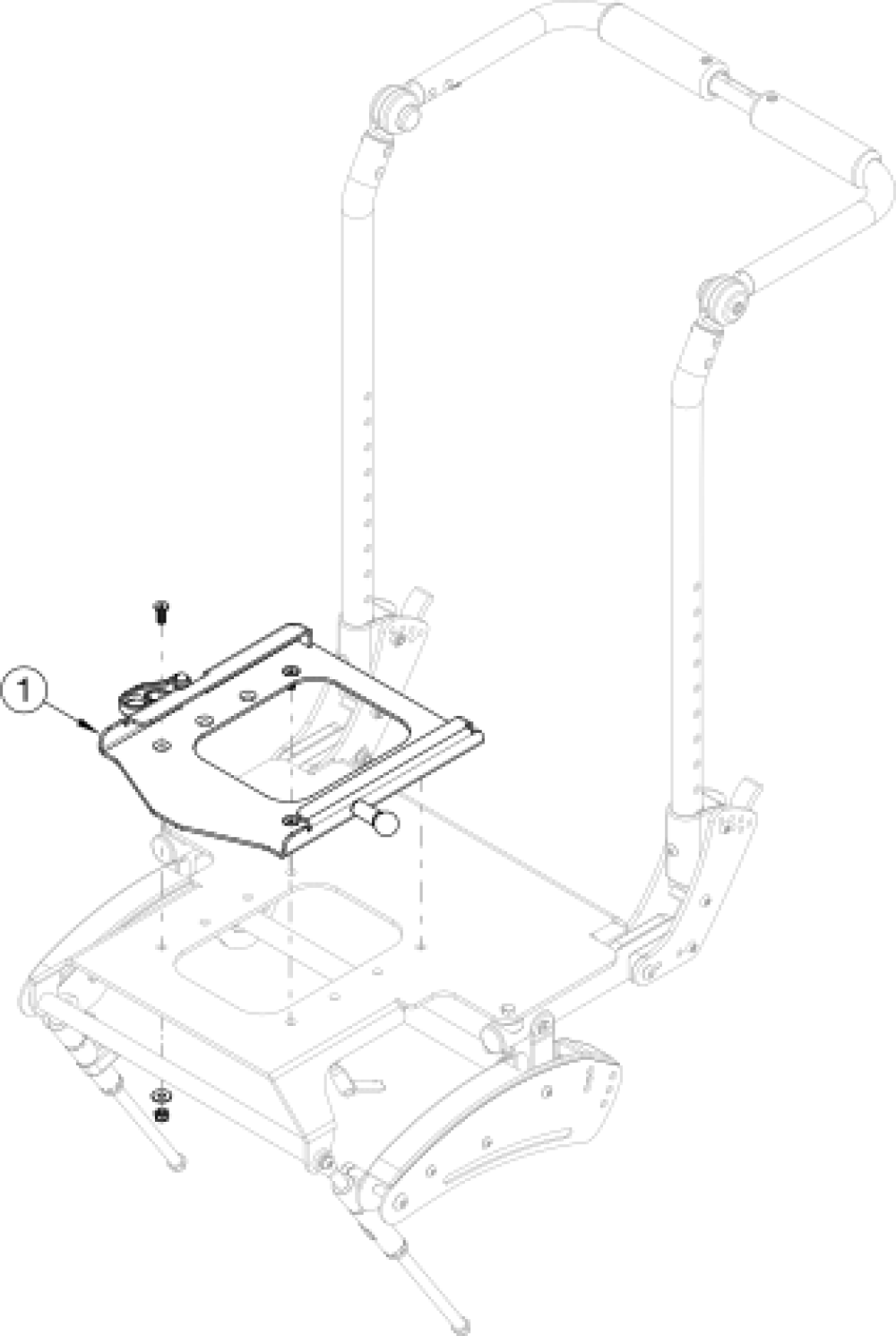 Flip For X:panda Interface Plate parts diagram
