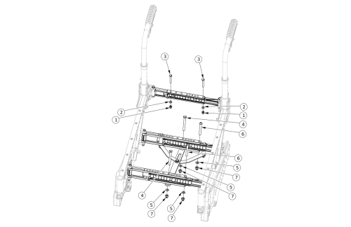 Liberty Non-folding Cross Brace parts diagram
