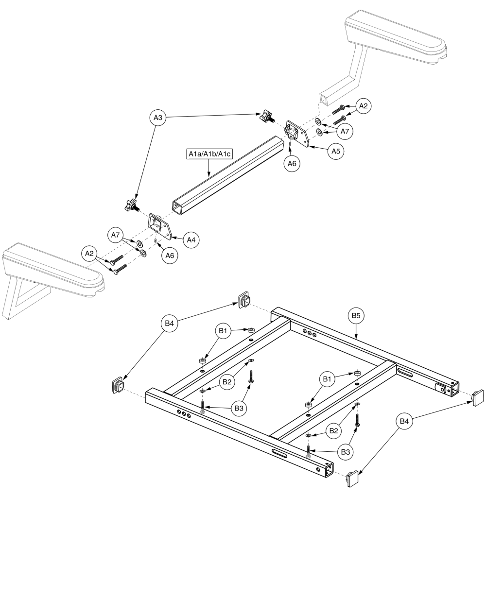 H - Frames - Square Frame, Blast - Blast Pinchless 16-20w parts diagram