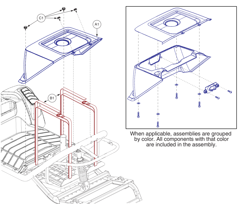 Battery Box And Straps parts diagram