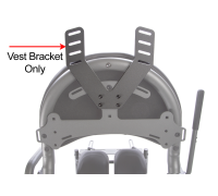 Evolv High Mount Chest Vest Bracket