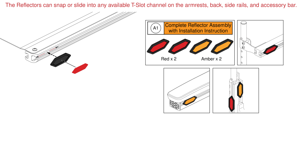 Reflectors, Tb3 parts diagram