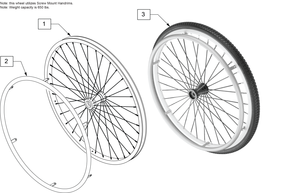 Spoke Wheel parts diagram
